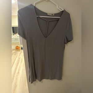 Grey Cotton Top